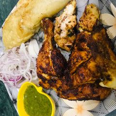 A picture of Chicken 🐓 tikka.