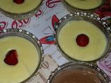 كاسترد بالفانيليا و الشوكولاته
