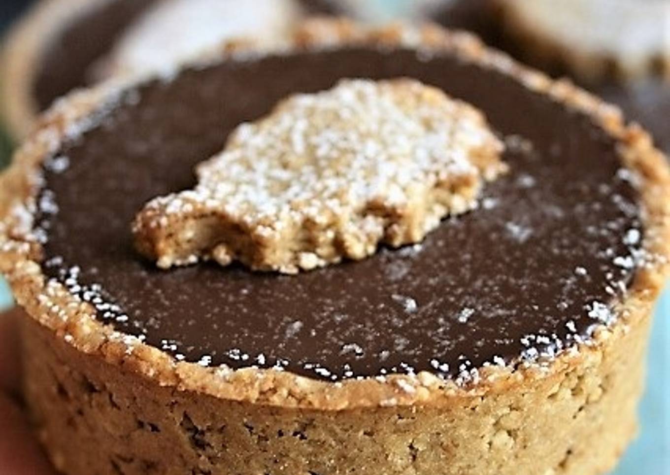 Tartelettes à la crème d'amande au chocolat