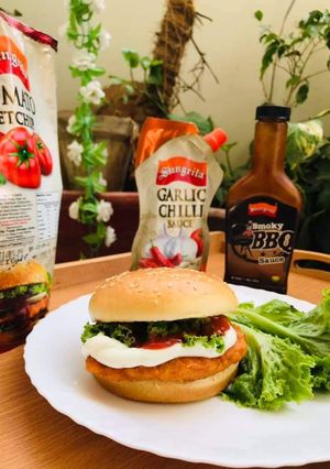 A picture of Western Barbeque Burger.