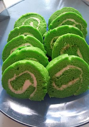 Foto resep Bolu gulung pandan