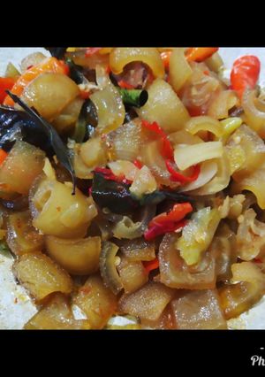 Foto resep Kikil oseng mercon Khas jogja