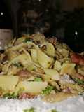 Tagliatelle funghi porcini e speck