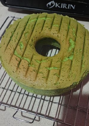 Foto resep Bolu pandan santan