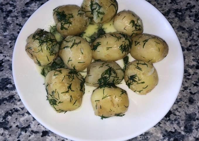 Ингредиенты для молодого картофеля