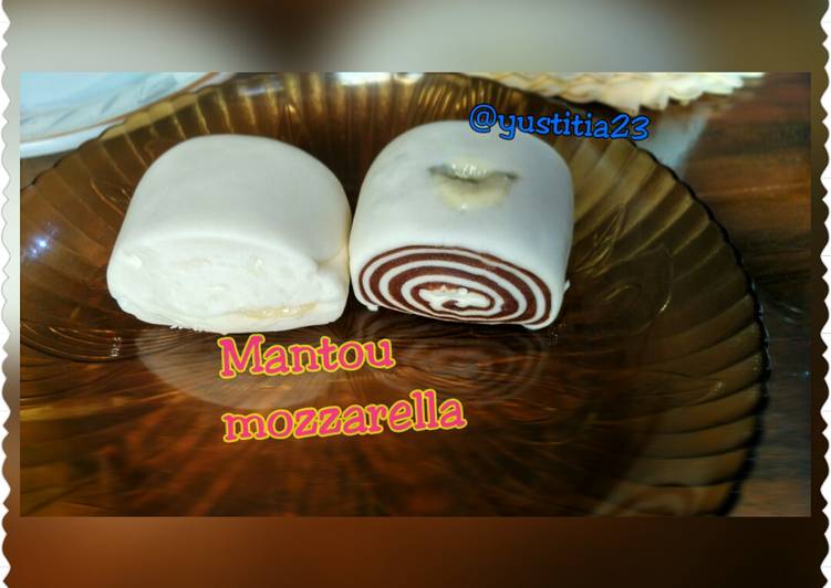 Cara bikin Mantou mozzarella , Lezat