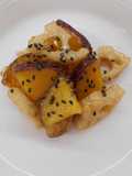 Sweet and Spicy Stir-Fried Lotus Root and Sweet Potato