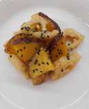 Sweet and Spicy Stir-Fried Lotus Root and Sweet Potato