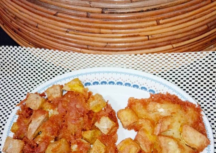 Resep Mudah Crispy Tofu / Tahu Renyah / Tahu Krispi Gurih Mantul