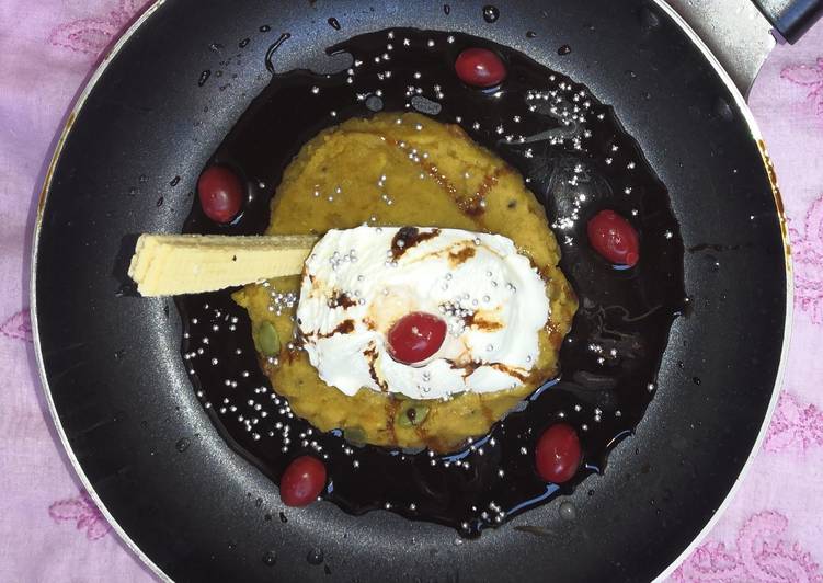 Simple Way to Prepare Perfect Puran-Icecream in chocolate sauce