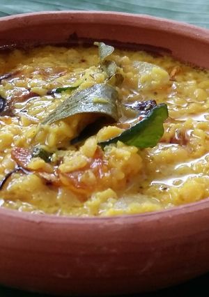 A picture of Ayurvedic Vegan Dhal.