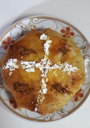Une photo de Bastilla aux amandes