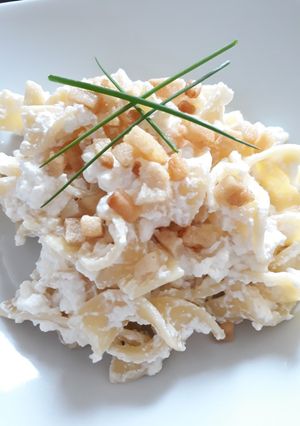 Túrós csusza recept fotója