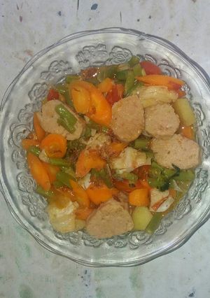 Foto resep Naget sop tumis