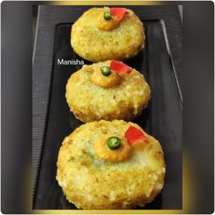 A picture of Dry Fruits Stuffed Tikki.