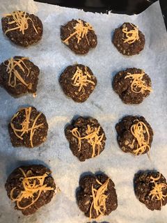 Foto resep Dark Choco Cheese Oat Cookies Gluten Free (takaran sendok)