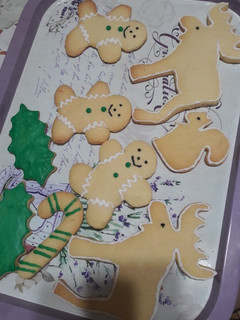 Una foto de Cookies navideñas