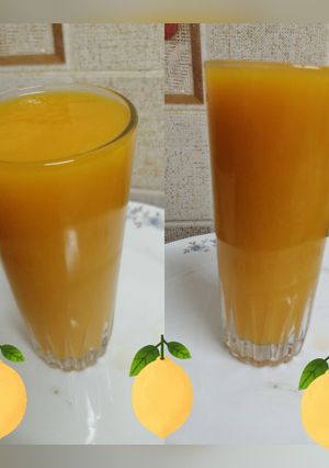 صورة لوصفة عصير المانجا