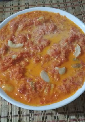 A picture of Gajar ki kheer.