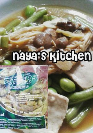 Foto resep Tumis Jamur Enoki Edamame