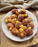 Buñuelos de viento con crema pastelera