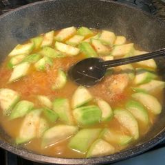 A picture of Grandma’s Crab Misua.