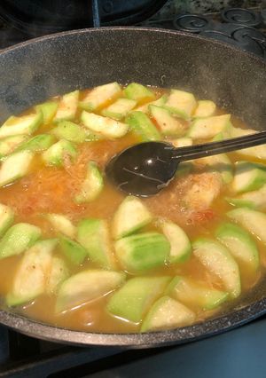 A picture of Grandma’s Crab Misua.