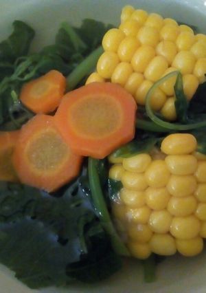 Foto resep Sayur Bayam Jagung Manis