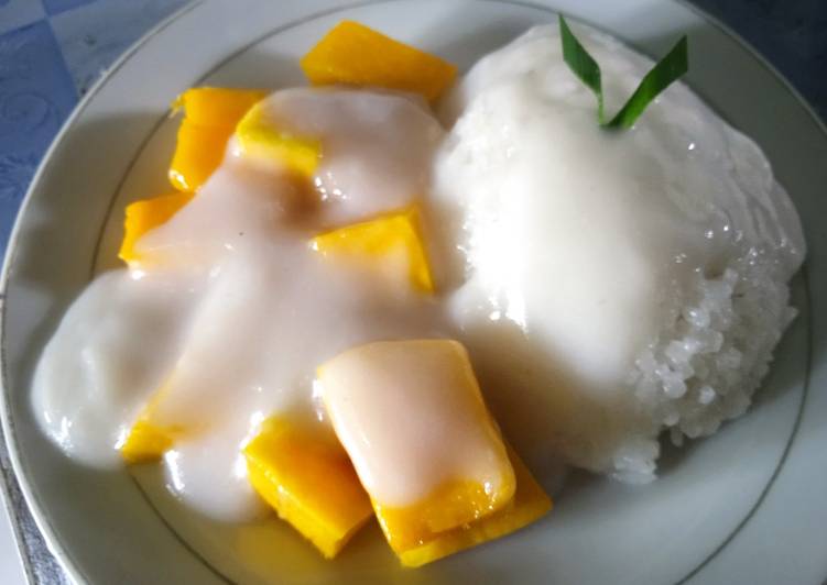 Resep Mango sticky rice favorit anak anak Anti Gagal