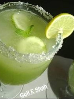 A picture of Green Juice/ Cucumber Juice.