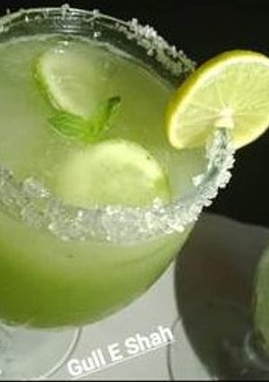 A picture of Green Juice/ Cucumber Juice.