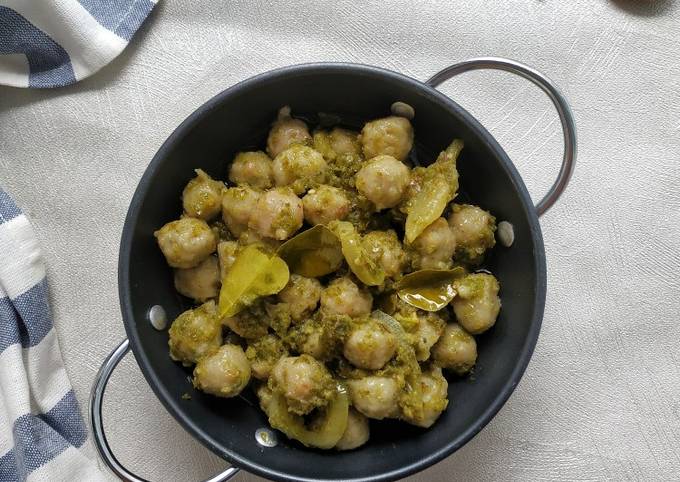 Resep 572. Bakso Balado Ijo Anti Gagal