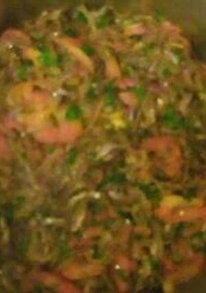 A picture of Fried dagaa(omena).