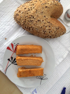 Una foto de Pastel de cabracho y puerros