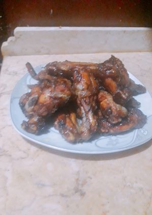 صورة لوصفة أجنحة الدجاج بالصويا صوص