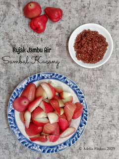 Foto resep Rujak Jambu Air Sambal Kacang
