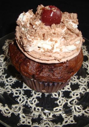 Feketeerdő muffin recept fotója