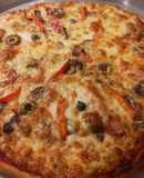Pizza a la parrilla (o al horno)