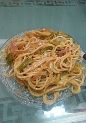 A picture of Veg noodles.