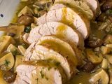 Lombo de Porco ao Alho com Cogumelos