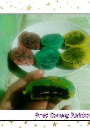 Foto resep Oreo Goreng Rainbow