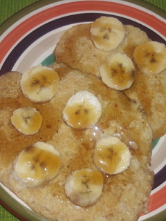 Una foto de Hot cake de avena y plátano
