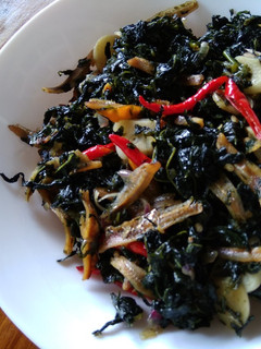 Foto resep Tumis daun pepaya jepang