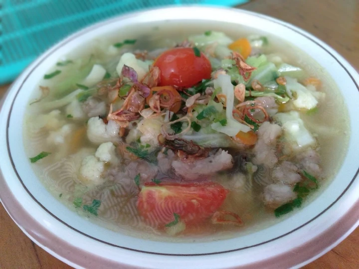 Cara Mudah Menyiapkan Resep Sayur sop tetelan sapi yang Enak Banget