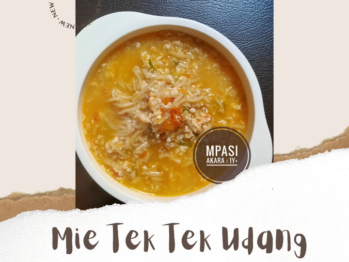 Cara Gampang Membuat MPASI 1y+ : Mie Tek Tek Udang, Sempurna