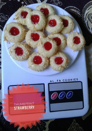 Foto resep Thumbprint strawberry