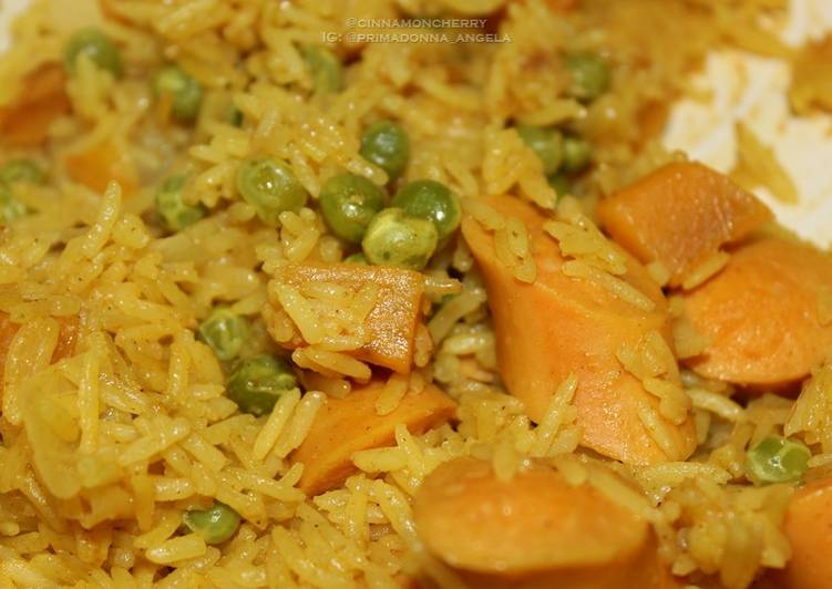 Simple Way to  Sweet Curry Rice