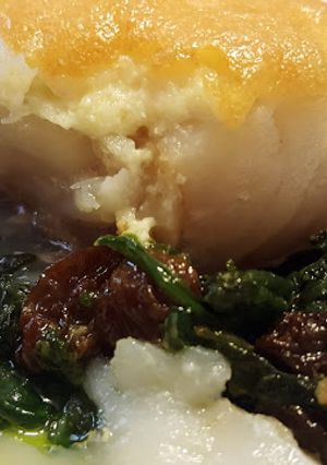 Foto principal de Bacalao confitado a la muselina de ajo