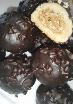 صورة لوصفة قاطو الفيريرو المحشي 😋😋 جربوه
