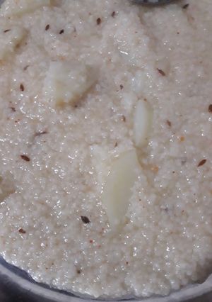 A picture of Sama ke chawal ki khichdi.